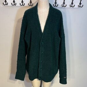 Levi's Green Cardigan Sweater for Men